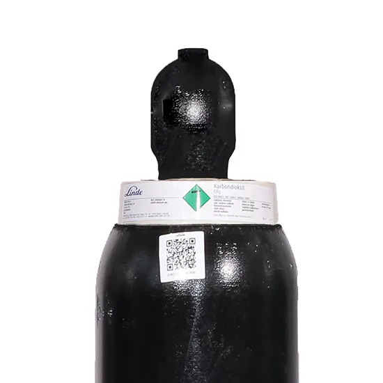 128L - Saf Karbondioksit - 35 kg - Dip Çubuklu Tüp (50 Litre)
